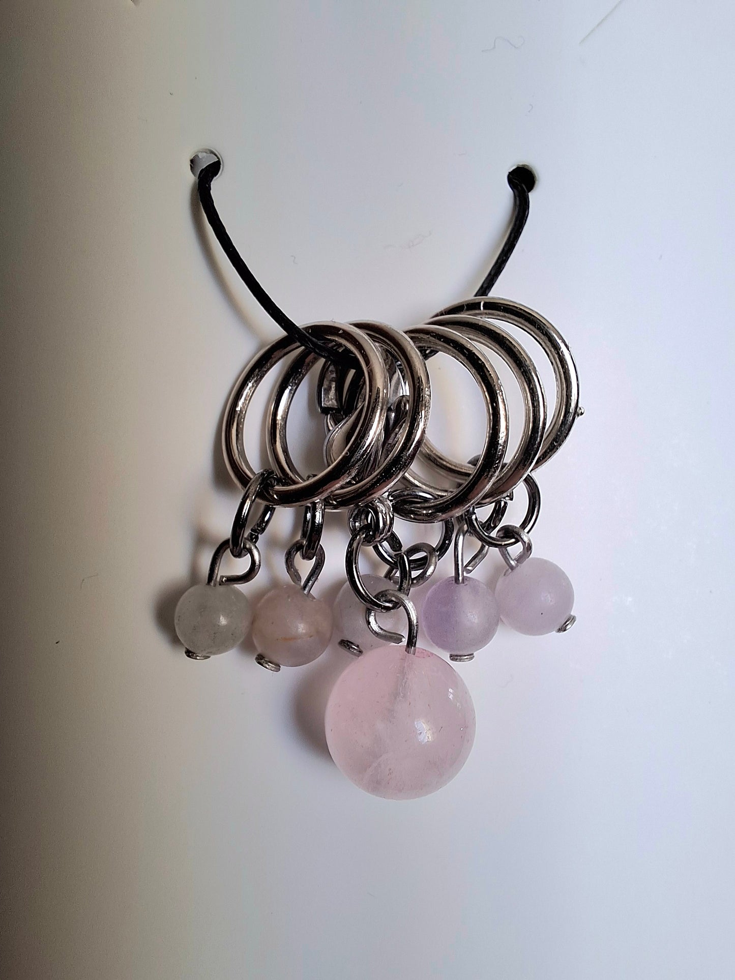 Rosenkvarts och Lavendel Jade