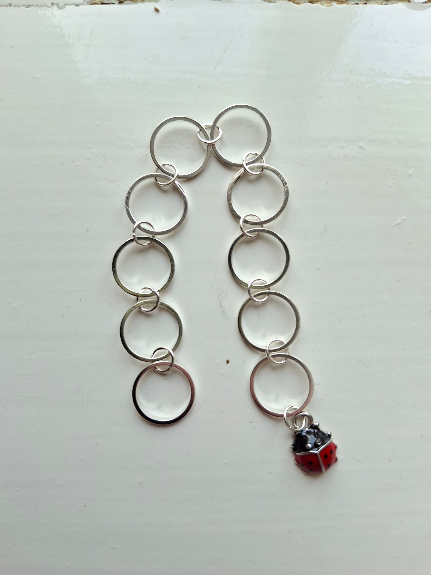 Nyckelpiga, silver